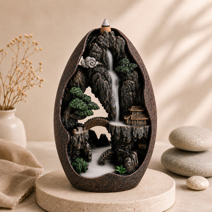 backflow incense burner - temple
